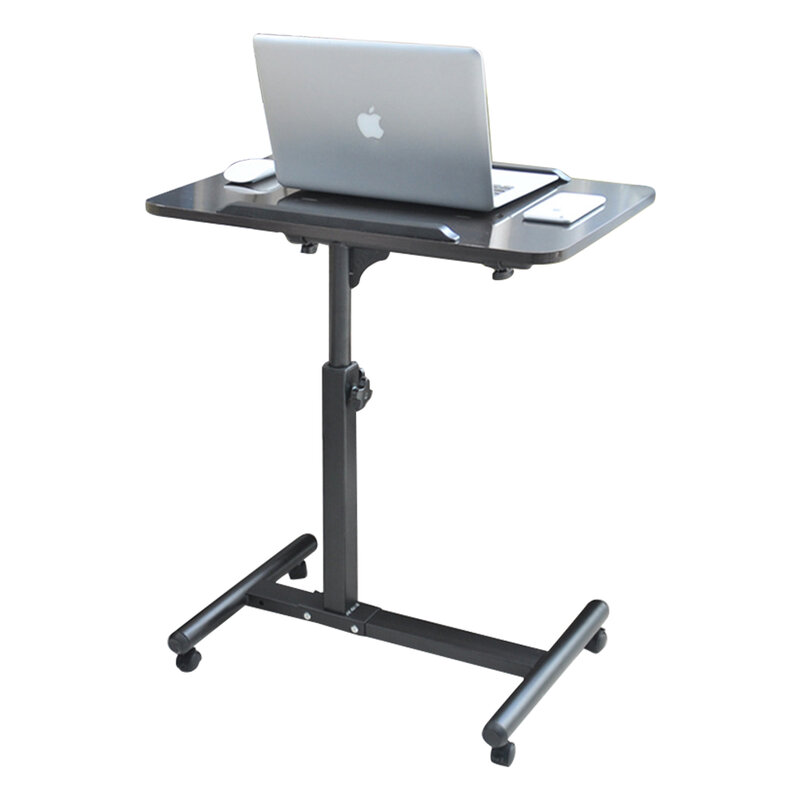 Escritorio giratorio de pie para ordenador portátil, mesa de cama ajustable para Oficina, se puede levantar, envío rápido