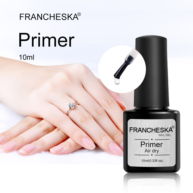 1Pc Fast Air Dry Primer UV LED Gel Base Primer ไม่จำเป็นต้อง UV/LED Soak Off เจลเล็บสำหรับเล็บ Art Design