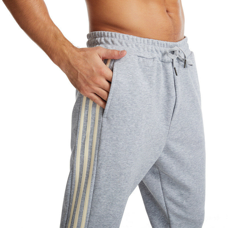 حجم كبير بلون الرجال فضفاض Sweatpants كامل طول سراويل تقليدية تدريب رياضة الركض بنطلون