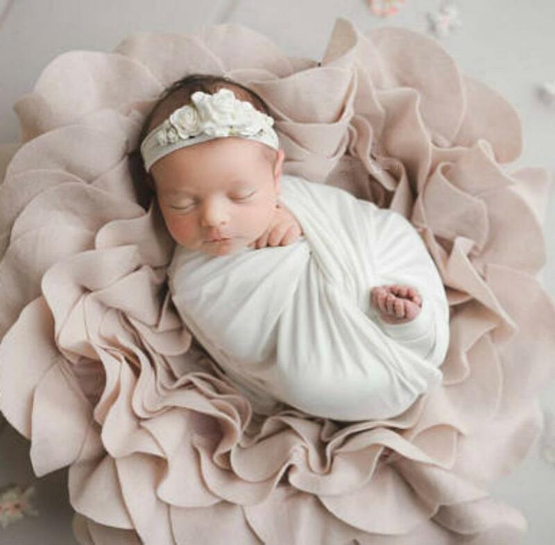 Kuulee envoltura para fotografía Super elástico suave manta para bebé recién nacido sesión de fotos Props recién nacido envolver accesorios de fotografía