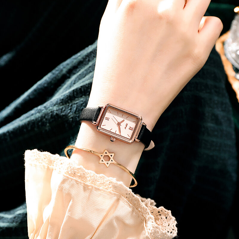 Malaquite relógio texturizado japão movimento pedra preciosa inspiração pulseira de couro genuíno aço banda