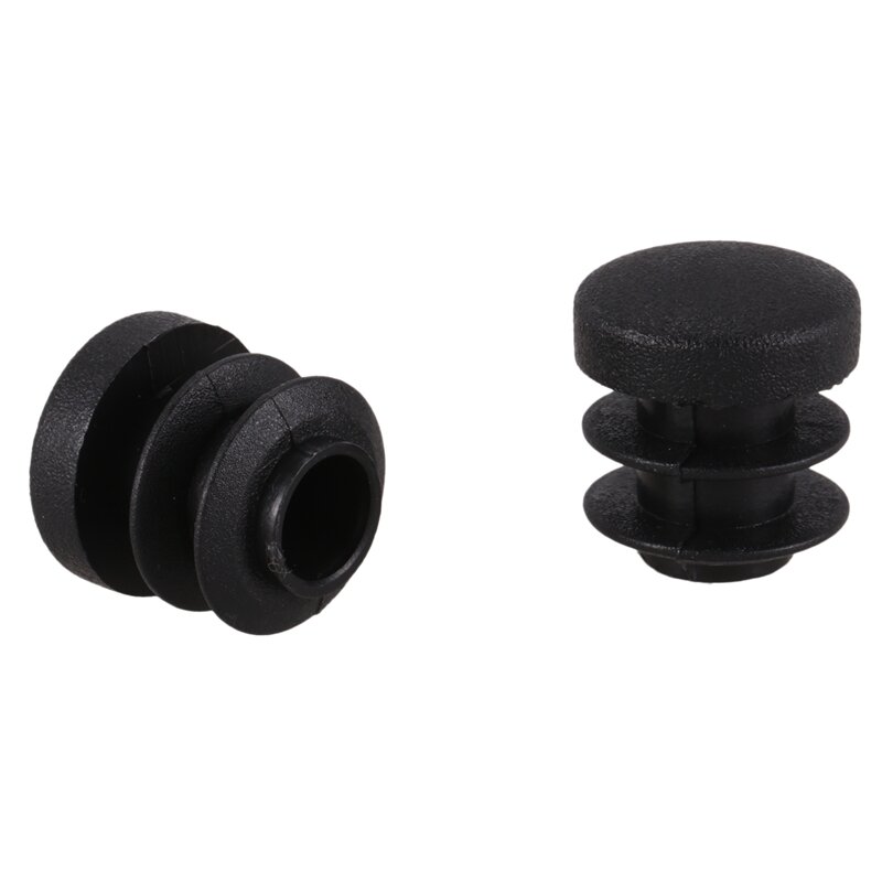 New Chair Table Legs Plug 14mm Diameter Round Plastic Cover Thread Inserted Tube 12 PCS