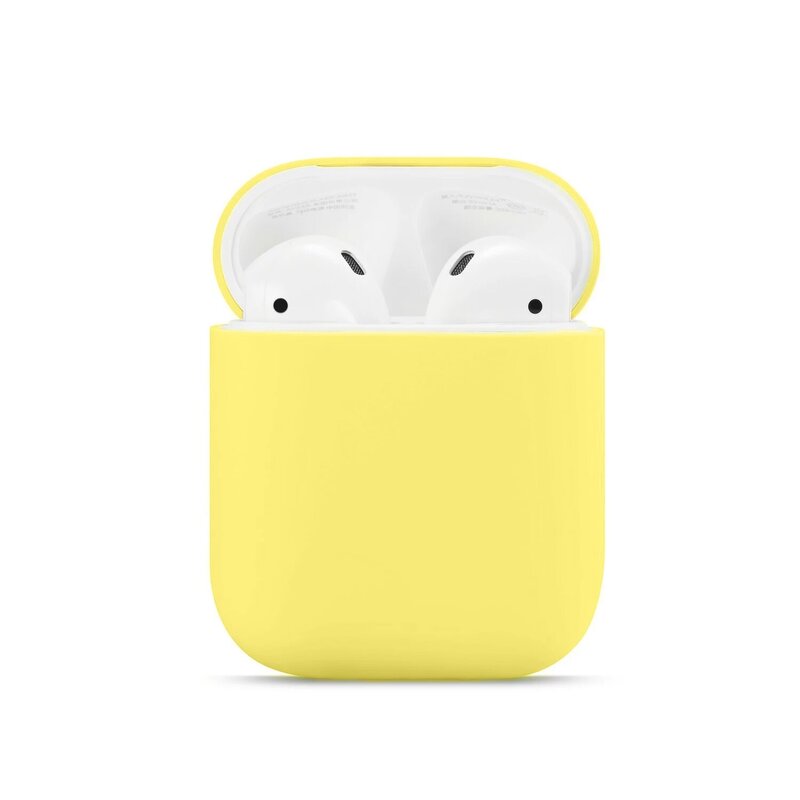 Étuis Airpods 2/1 en Silicone souple, housse de protection Apple pour écouteurs Bluetooth, boîte de chargement, sacs