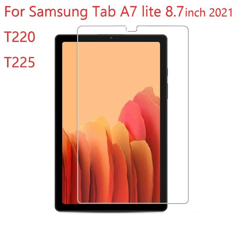 Untuk Samsung Galaxy Tab A7 Lite SM-T225 T220 8.7 Inci Film Pelindung Layar Antigores 9H Tablet Kekerasan Kaca Antigores 2021