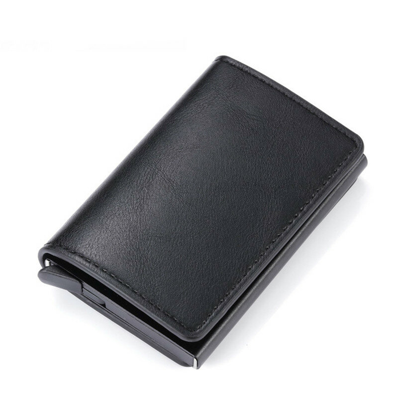 ZOVYVOL 2022 Männer und Frauen Smart Brieftasche Mini Brieftasche Sicherheit RFID Halter Pop-Up Kupplung Karte Fall Aluminium Box kreditkarte Halter