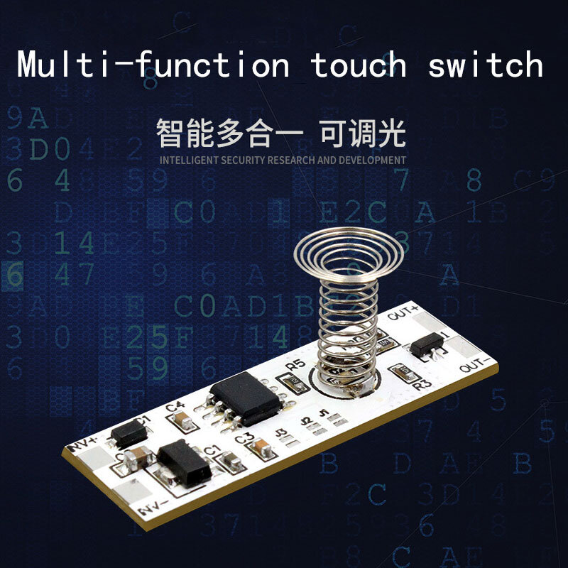 Touch Switch Capacitive Module 5V-24V 3A LED Dimming Control Lamps Active Components Short Distance Scan Sweep Hand Sensor