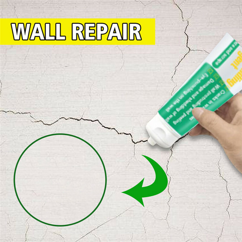 100 مللي أمبير صالح قالب برهان جدار إصلاح وكيل جدار إصلاح كريم جدار الكراك مسمار إصلاح التجفيف السريع التصحيح استعادة