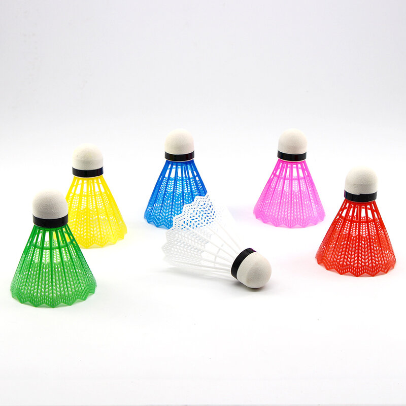 Welkin-bolas de badminton portáteis, 1 peça, coloridas, produtos para treinamento, esportes, treino, ar livre, reutilizáveis, iniciantes