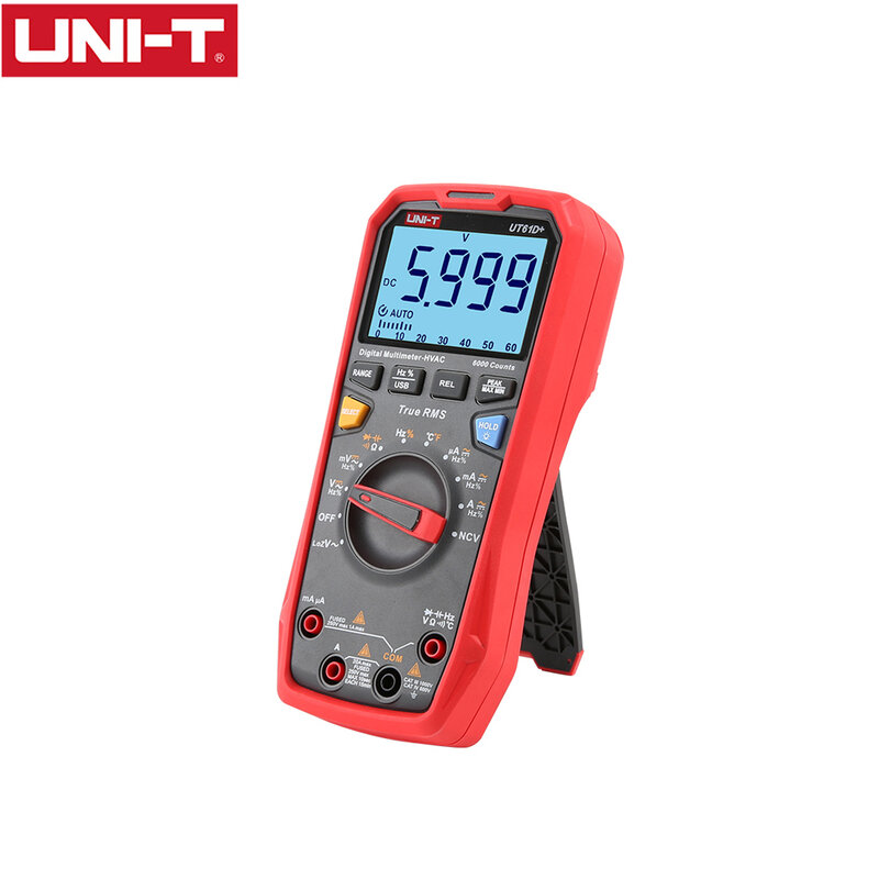 UNI-T UT61E زائد UT61B + UT61D + رقمي متعدد 1000 فولت صحيح RMS الجهد الحالي المقاومة السعة تستر