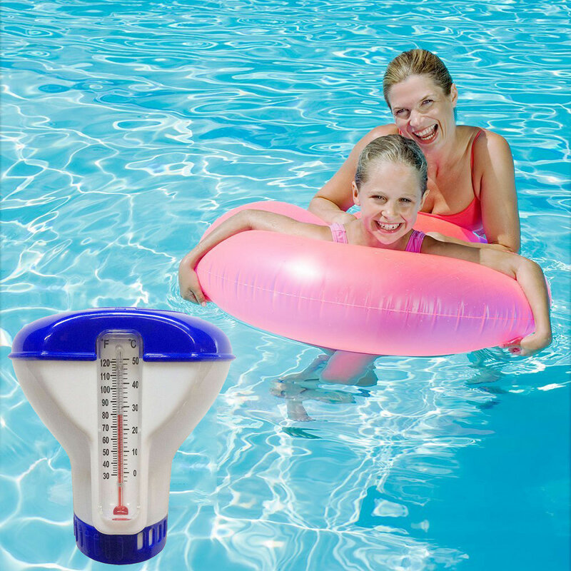 2021top home decor Pool Supply Town Floating Chlorine And Bromine Tabs Dispenser Thermometer 2ml товары для дома