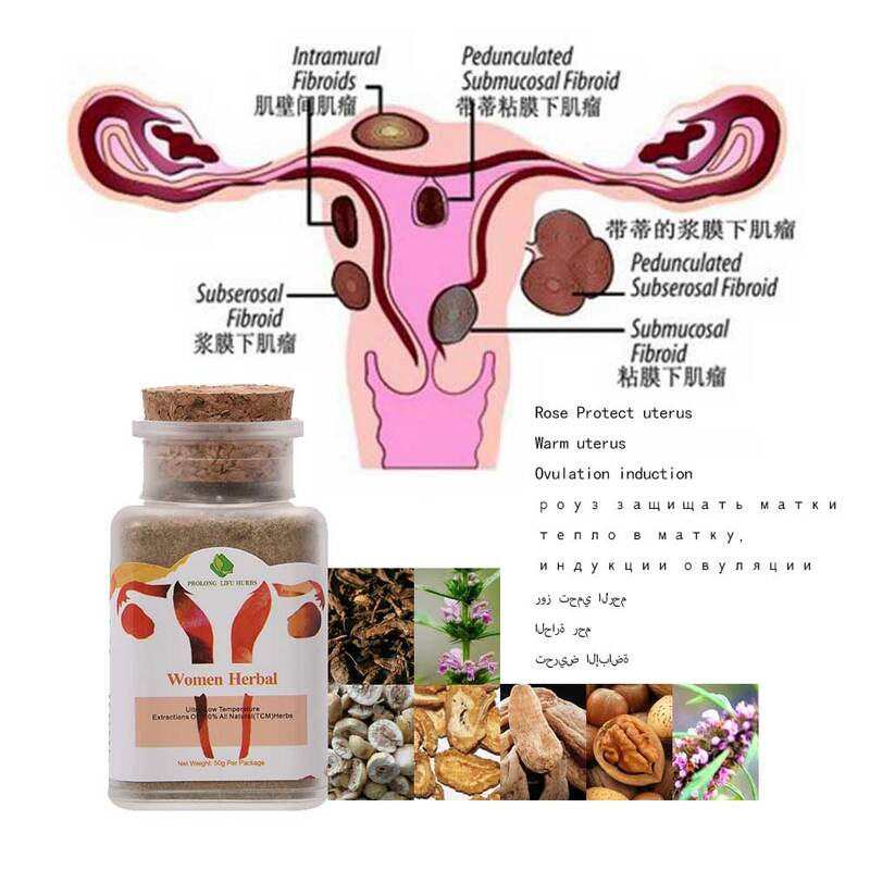 Prolong Lifu mujeres Herbal Cure Fibroids uterinos, agitación, Vaginitis, eliminar el cuerpo exterior Vaginal. Cuidado femenino Boby.