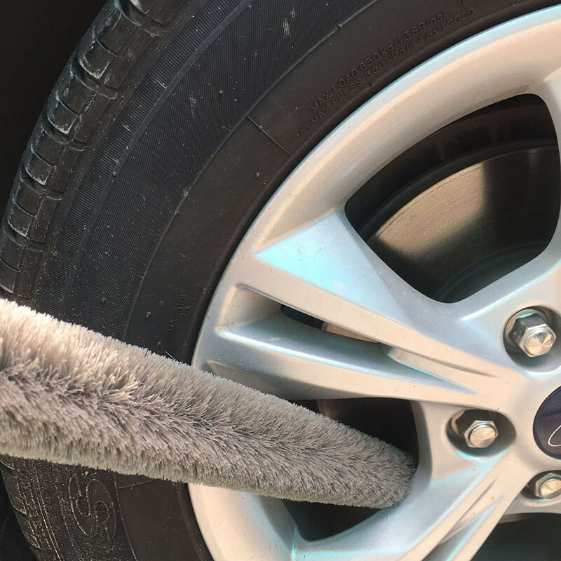 Del compartimento del motor cepillo Largas flexibles fuerte detergente con mango cómodo para la limpieza del coche limpieza automática de lavado detallando
