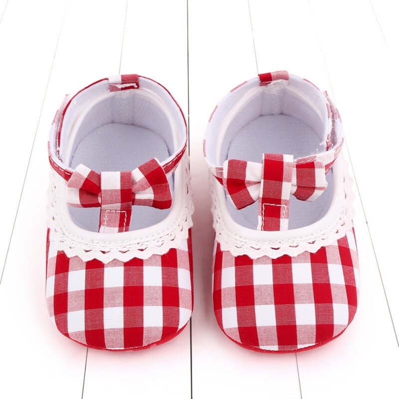 ฤดูใบไม้ร่วง Instagramable Bowknot รองเท้าผ้าใบนุ่ม Soled First Walkers เด็กทารกน่ารัก Anti-Slip Casual เดินรองเท้า