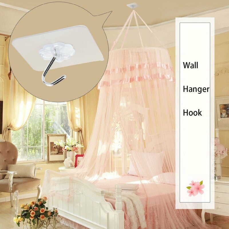 in Stock!6x6cm Transparent Strong Self Adhesive Door Wall Hangers Hooks Suction Heavy Load Rack Cup Sucker for Kitchen Bathroom