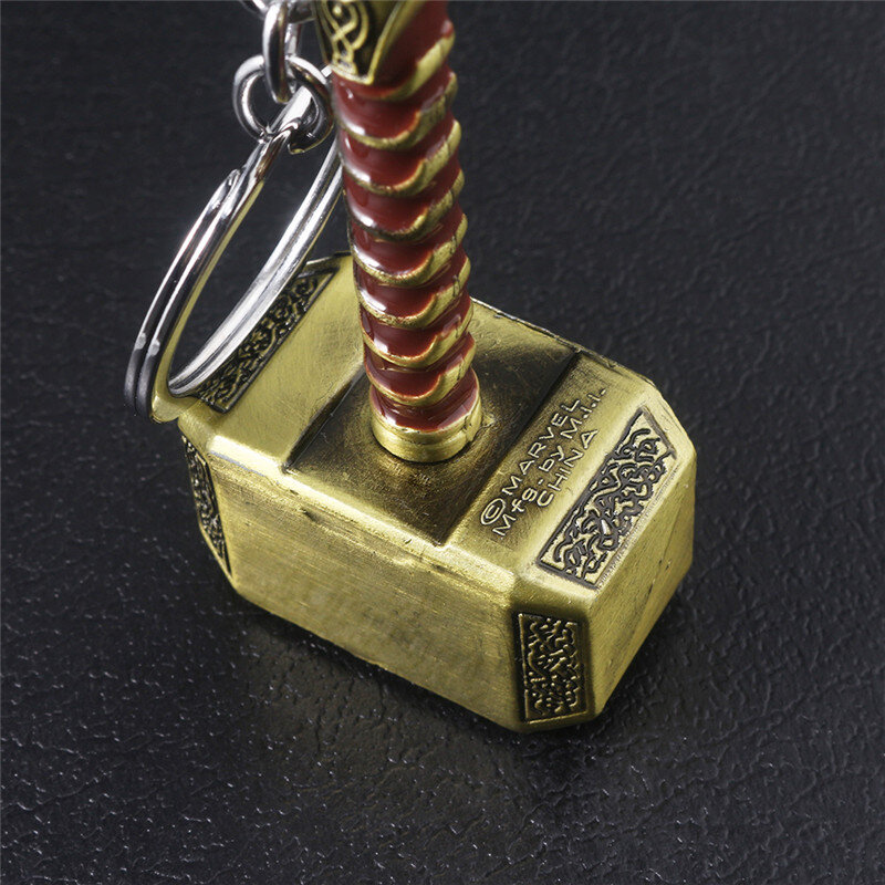 Thor marteau métal porte-clés hommes femmes voiture porte-clés film Fans accessoires