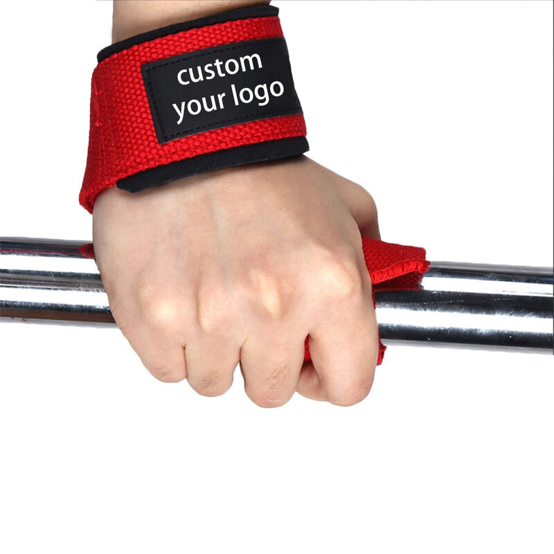 HEHE Presagio di Cotone Imbottito Cinghie di Sollevamento wristband per l'attività OEM Logo Personalizzato Vendita Calda Fitness wristband Per Gli Uomini e Le Donne