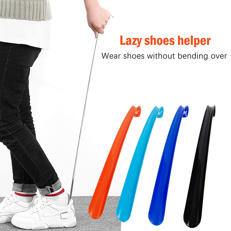 Extra Long Shoehorn Lazy Shoe Helper Long Handle Shoes Lifter Pull Shoehorn Slip Handle Long Shoehorn