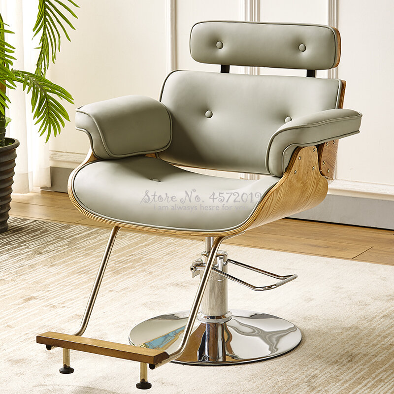 Net Red Furniture Cadeira De Cabeleireiro Makeup Kappersstoelen Stuhl parrucchiere Barbearia Shop Silla Barber Chair