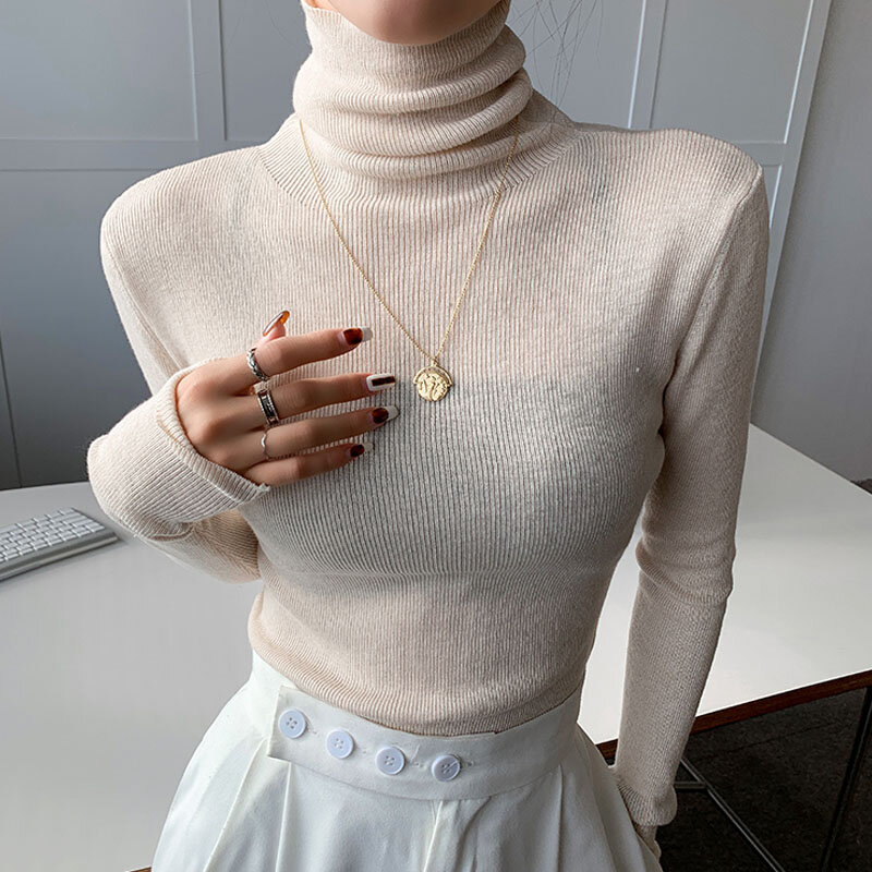 Sweter Rajutan Pelangi Musim Gugur 2021 Sweter Pullover Desainer Tambal Sulam Longgar Wanita Atasan Rajut Kawaii Fashion Korea Kasual