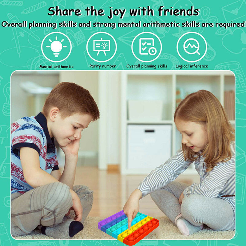 Caja de juguete sensorial para niños y adultos, juguete antiestrés para aliviar el estrés