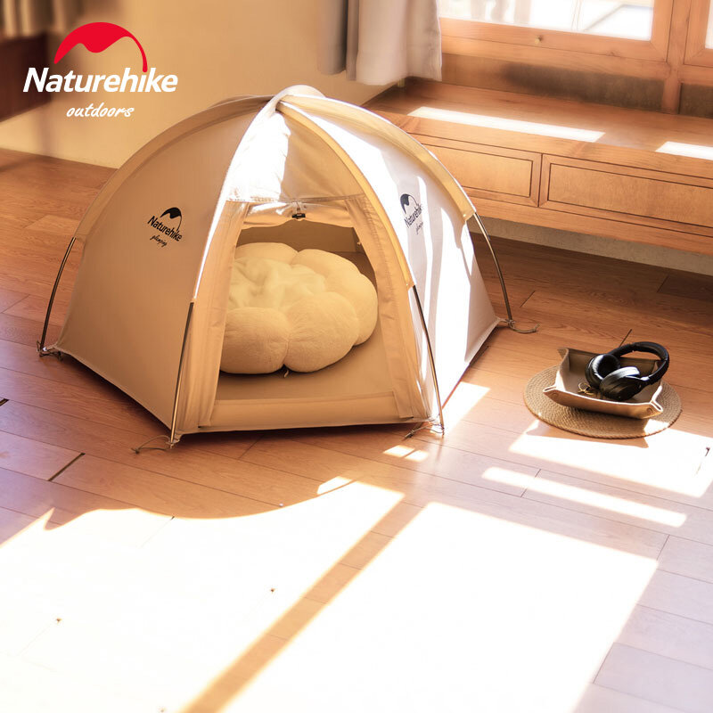 Naturehike Tienda para mascotas Casa plegable para mascotas Al aire libre Interior Portátil Nido para gatos Casa para mascotas impermeable al aire libre Mascota Gato Perro Tienda de campaña Suministros Cama para gatos