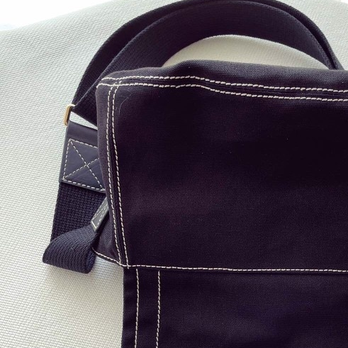 2022 Fashion Canvas Black Bag Shoulder Handbag Women Messenger Bag