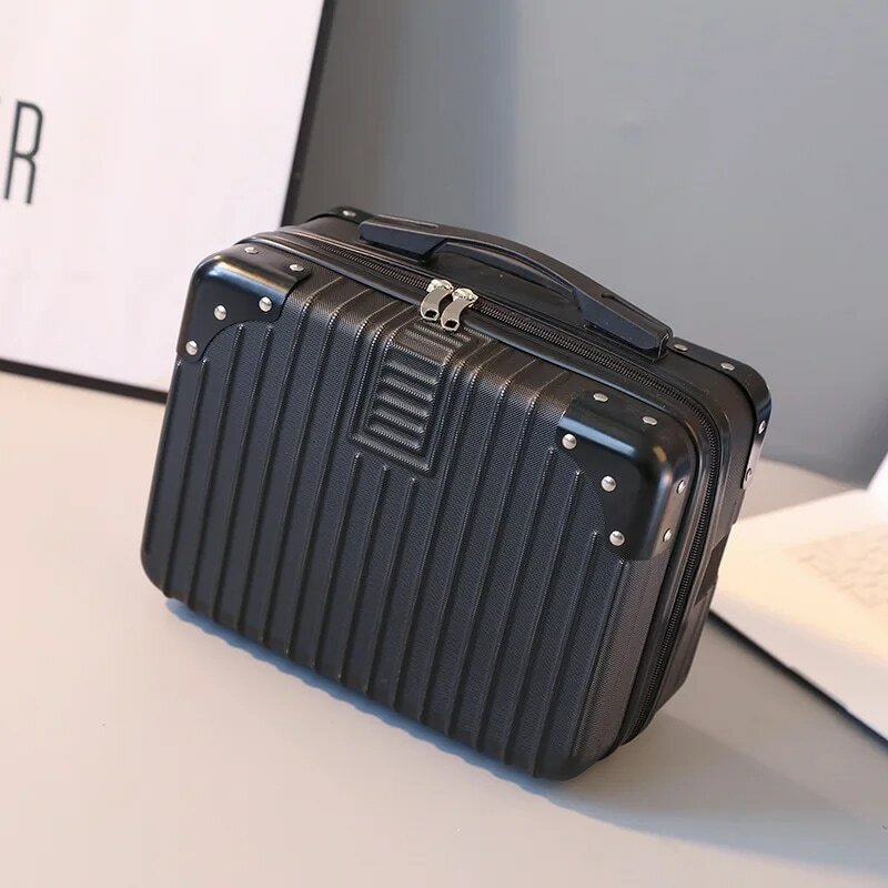 手荷物ボックス韓国語バージョン14インチ小型軽量スモールミニ収納袋かわいい化粧品ケース女性旅行ケース
