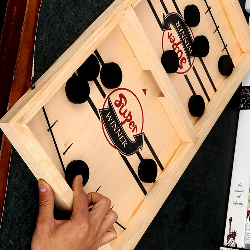 Szybka chusta Puck gra Le Board zabawki do gry Juego dla dorosłych 56*30cm Dropshipping