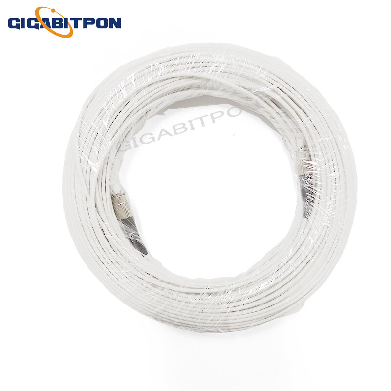 Indoor and outdoor optical cable indoor 2 steel 1-core fiber optic jumper SC LC ST FC connector single mode G675A1 30 meters lon