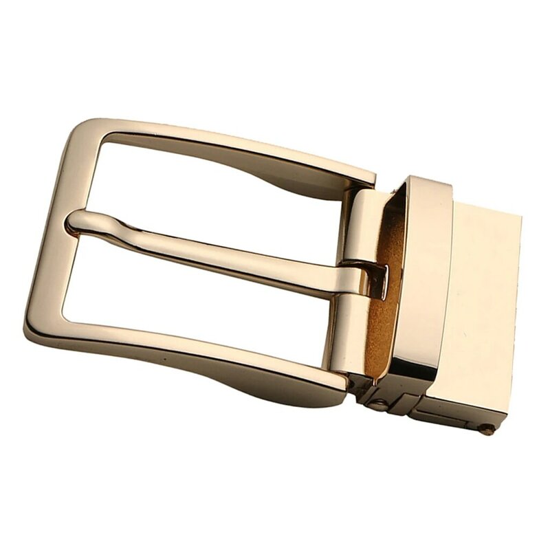 Boucle de ceinture rotative en alliage | Boucle de ceinture 4cm carrée à Prong unique, accessoires, artisanat cuir bricolage