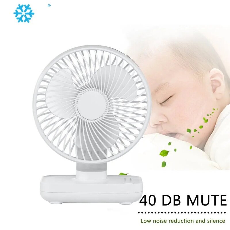 O novo mini ventilador de carregamento usb mudo ventilador estudante escritório casa 4000 mah criativo ins vento desktop ventiladores cabeça ajustável