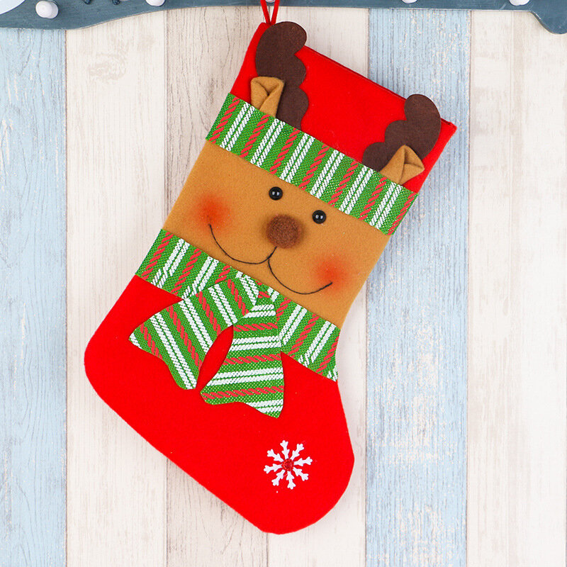 ถุงเท้าคริสต์มาส Candy Storage ถุงเท้า Navidad ของขวัญกระเป๋านาตาล Christmases ของขวัญ Новогодние Украшения ตกแต่ง Surprise เ...