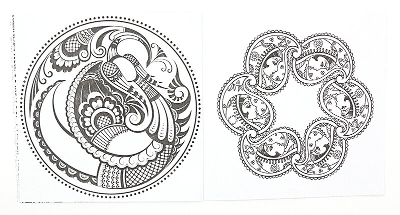 Libro de colorear de flor de Mandalas para niños y adultos, libro de dibujo artístico para aliviar el estrés y matar el tiempo, grafiti, 24 páginas, 1 ud.