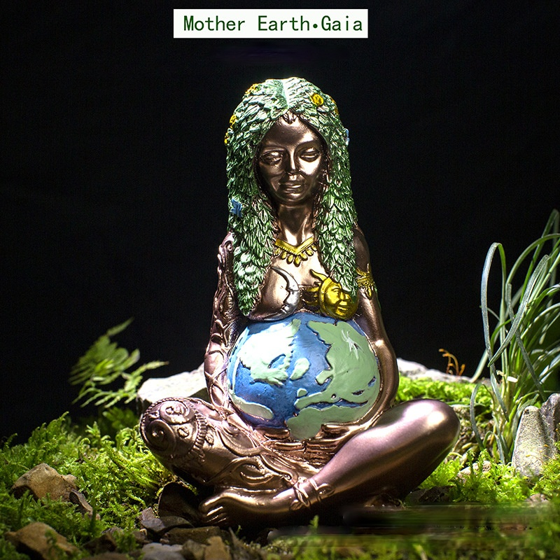 Статуэтка Gia Mother Earth, мифический герой, украшение для дома, украшения, статуэтка из полирезины, художественная Статуэтка