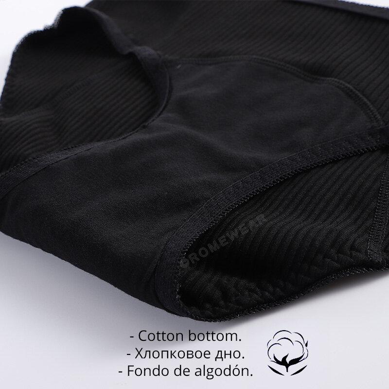 Celana Dalam Katun Wanita 3 Buah/Lot untuk Periode Menstruasi Pakaian Dalam Wanita Lingerie Dapat Digunakan Kembali Penyerap Tinggi Celana Tahan Bocor 4 Lapis
