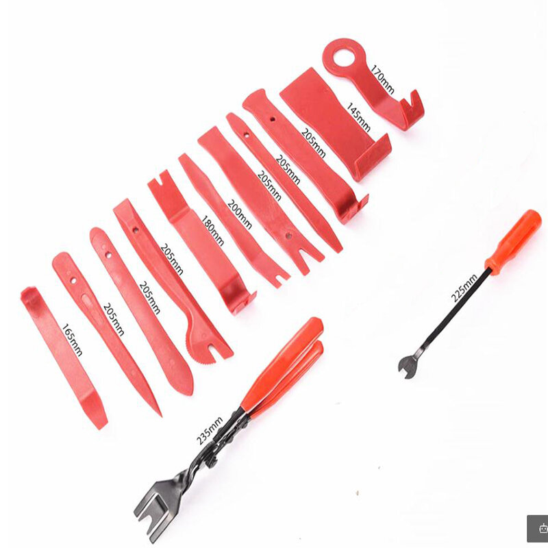 13Pcs Pry Demontage Tool Binnendeur Clip Panel Trim Dashboard Removal Tool Auto Opening Repair Tool Hand Tool kit
