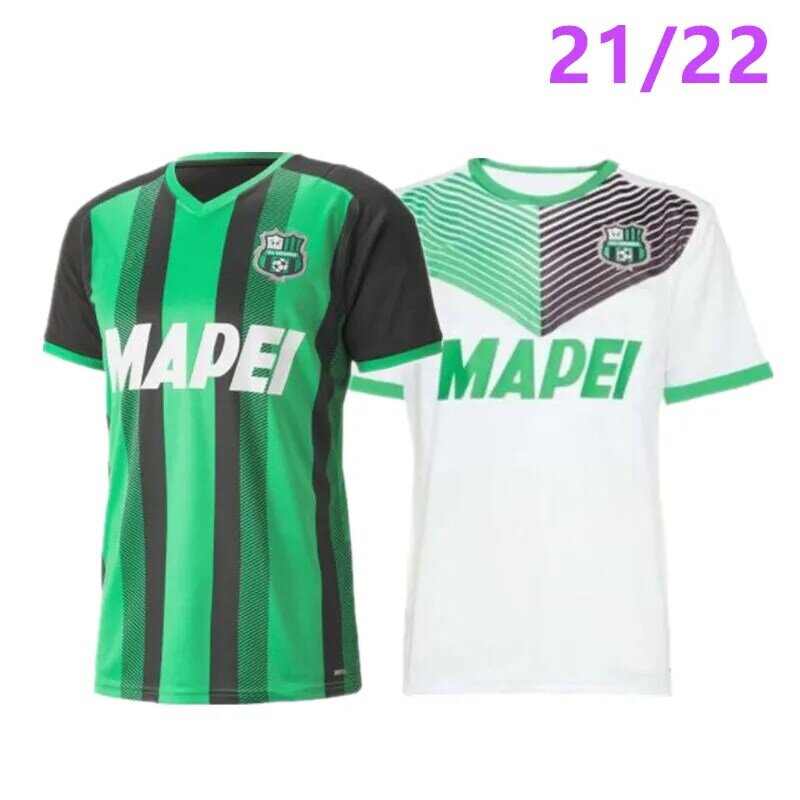 20 21 Sassuolo Jersey 100th Anniversary Centennial Berardi BOGA Locatelli Away Maglietta Calcio  Football Shirt