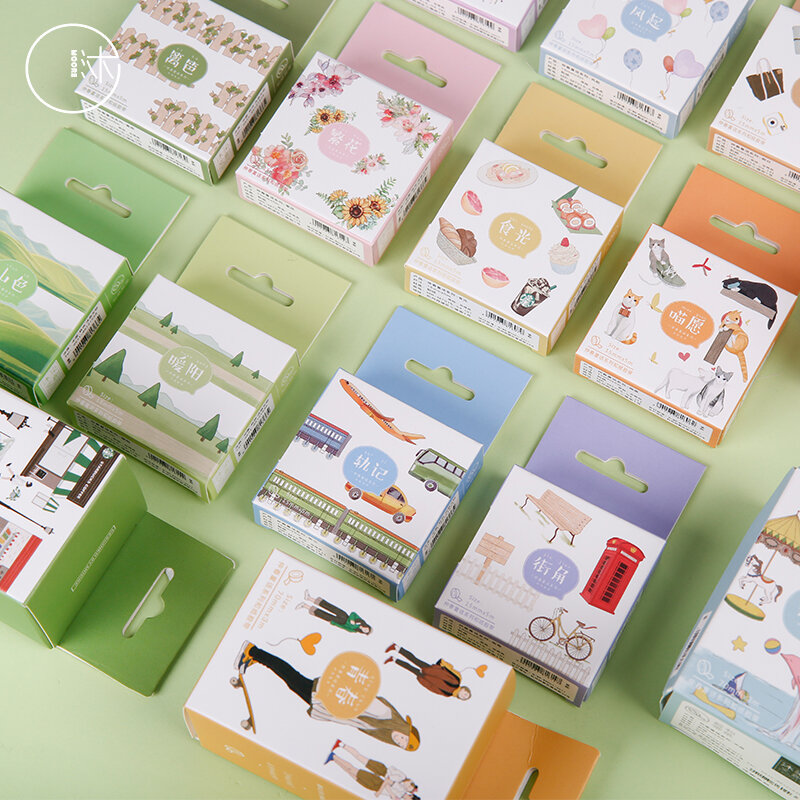 น่ารักKawaiiฤดูร้อนญี่ปุ่นWashi Tapeเทปกาวตกแต่งDecora Diy Scrapbookingสติกเกอร์Label Stationery