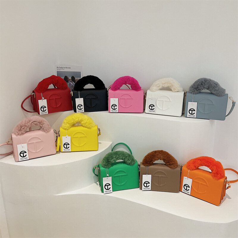 Fashion soft handle women's PU leather handbag 2021 new luxury designer handbag Single Shoulder Bags Messenger Bags
