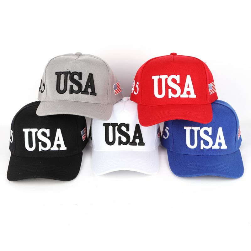 Унисекс уличная бейсбольная кепка 2020, бейсбольная кепка США 45, американский флаг, 3D вышитая Регулируемая Кепка Snapback, Новинка