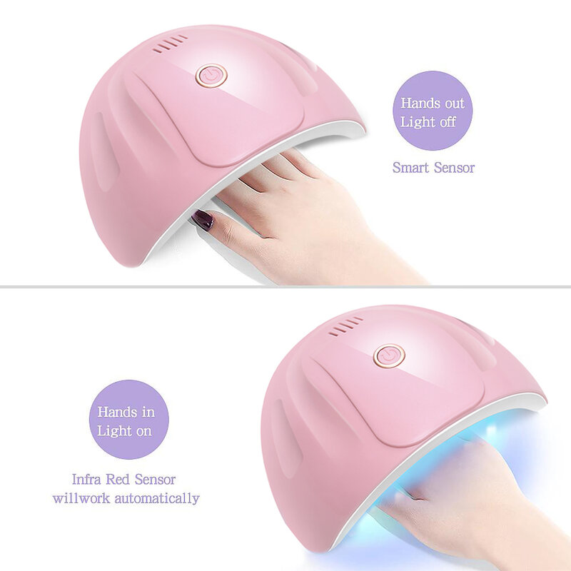 88W UV Nail Dryer Lamp With Automatic Sensor Nail Epuipment 18 UV LED Light For All Gels 3 Timer Professional Manicure Pedicure