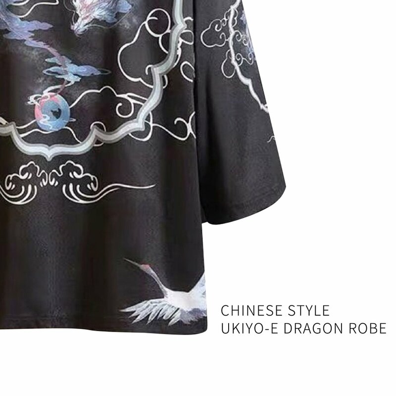 Kimono japonés tradicional Yukata para hombre, cárdigan de playa, ropa asiática fina, cárdigan informal de moda, camisa