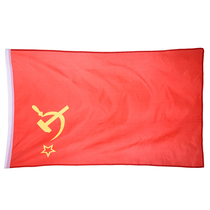 Флаг СССР 90*150 см, баннер для офиса, фестиваля, парада, праздника, внутреннего и наружного декора, флажки для домашнего декора СССР, полиэстер