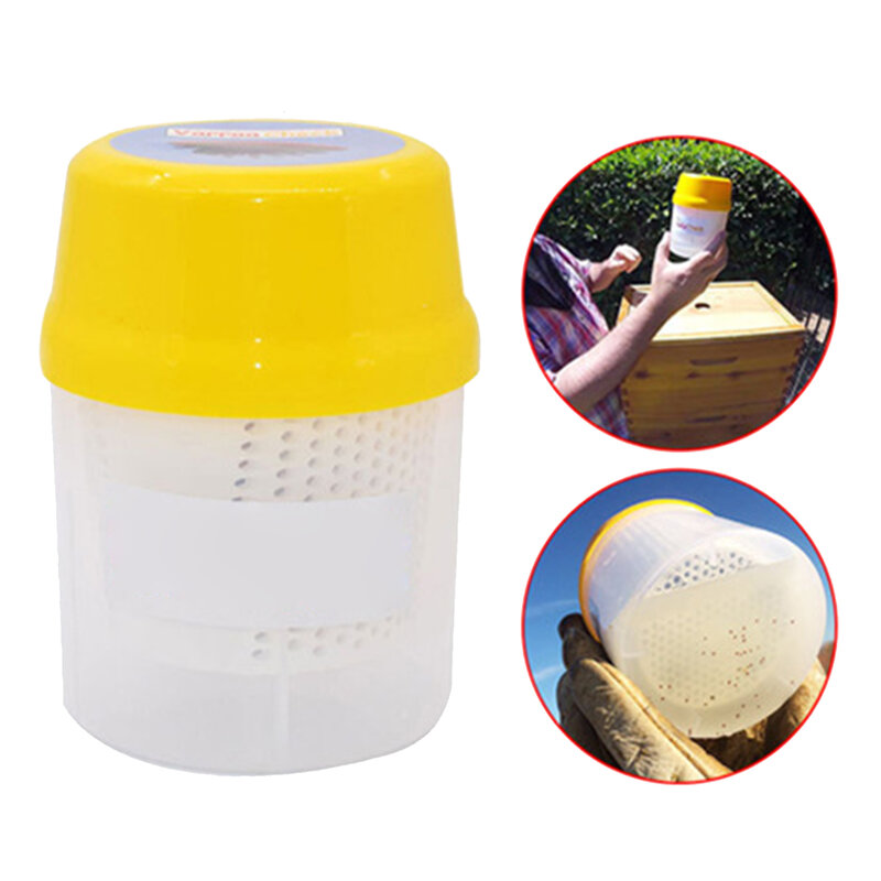 Kunststoff Zählen Milbe Mörder Mess Flasche für Imker Bienen Bienen Bienenzucht Ausrüstung Werkzeug