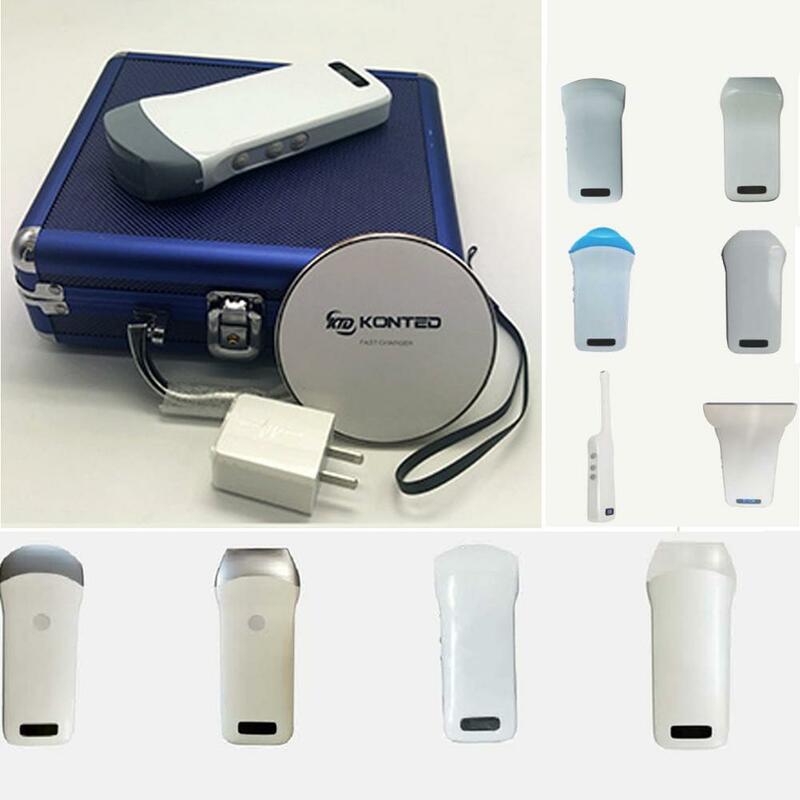 Escáner de ultrasonidos multielementos a color, 192-14mhz, convexo/lineal opcional, Apple Ipad mini/Ipad air/Iphone/Android o PAD, 3,5
