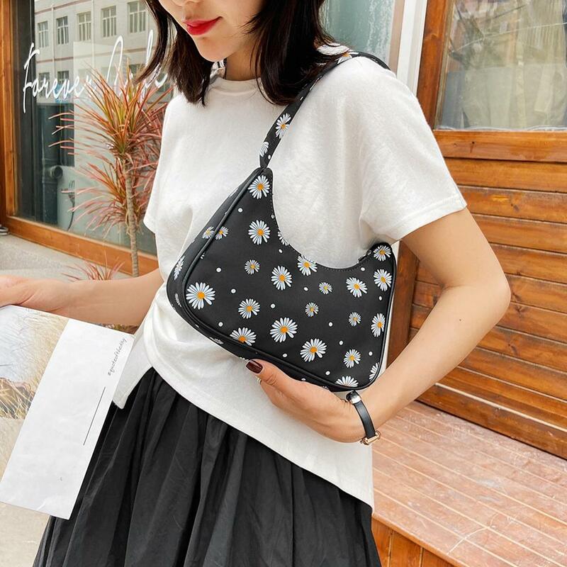 Sacs à bandoulière en cuir PU pour femmes, petits sacs à épaule à imprimé Floral, classique élégant, 2020