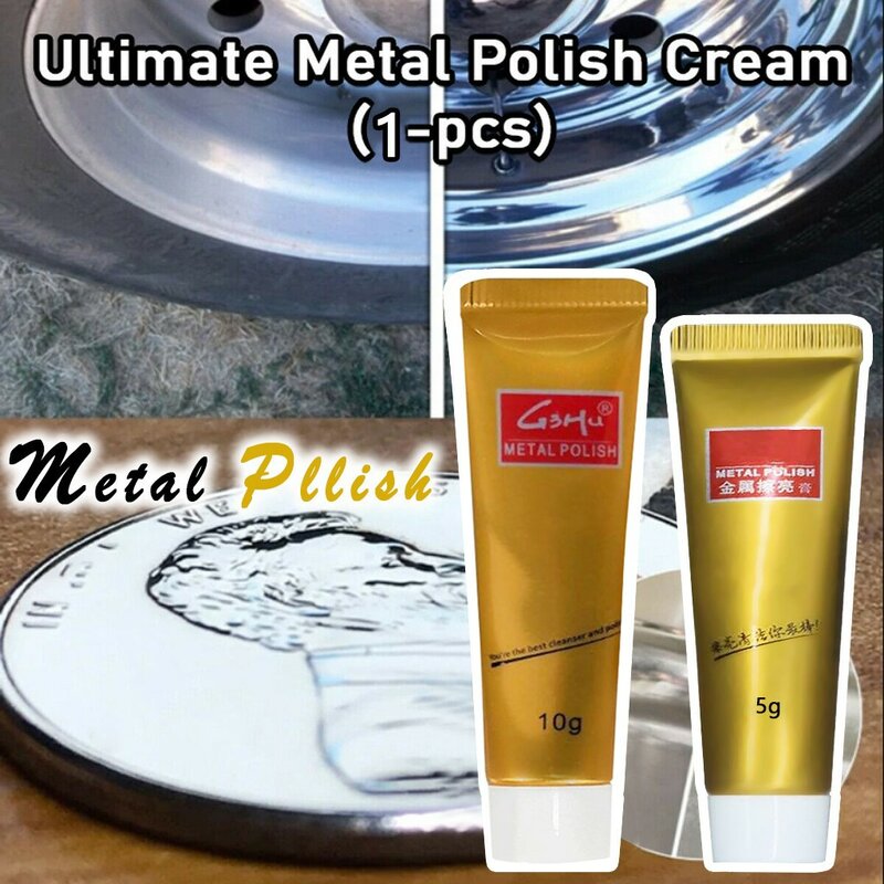 Ultimate Metal Polish Cream Rust Remover Stainless Steel Ceramic Watch 1pc Kitchen Tableware Surface Oil Stain Cleaning
