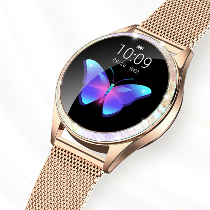 Sport KW20 IP68 Waterdicht Smart Horloge Vrouwen Mooie Armband Hartslagmeter Slaap Monitoring Smartwatch Verbinding IOS Android