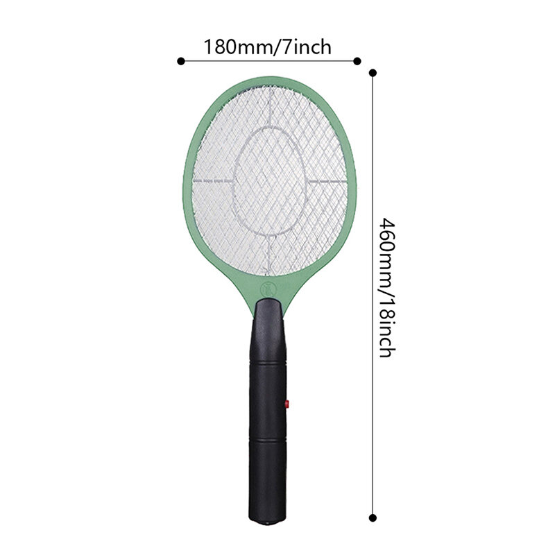 Elektryczny Fly Swatter Home Fly Swatter Mosquito łapka na owady zabija komary siatka bezpieczeństwa bezprzewodowy przeciw komarom Bug użyj baterii AA