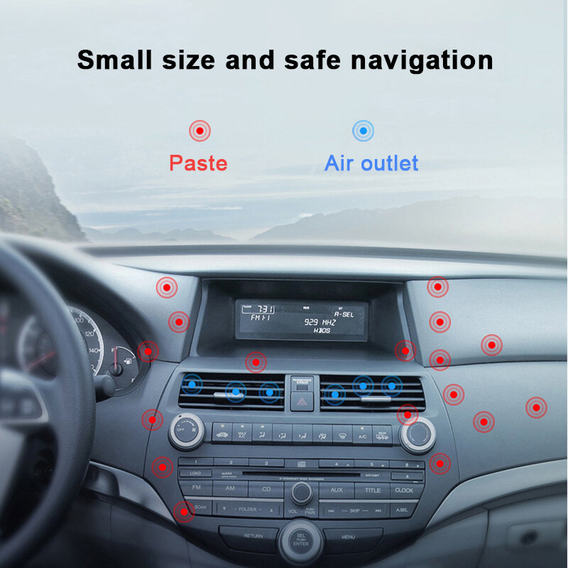 MagSafe Magnetic Car Holder for iPhone 12 Samsung Air Outlet GPS Car Navigation Phone Stand Holder Universa Car Support Mount